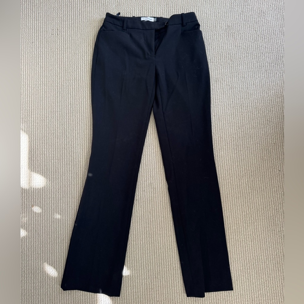 Calvin Klein Black Modern Fit Dress Pants